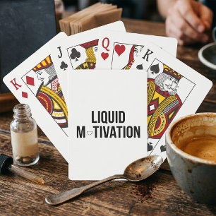 Liquid Motivation Modern Caffeine Addict Playing Cards