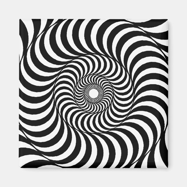 liquid - Op Art Magnet (Front)