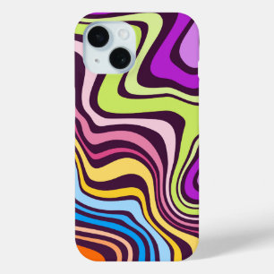 Liquid Paint Marbling Effect iPhone 15 Case