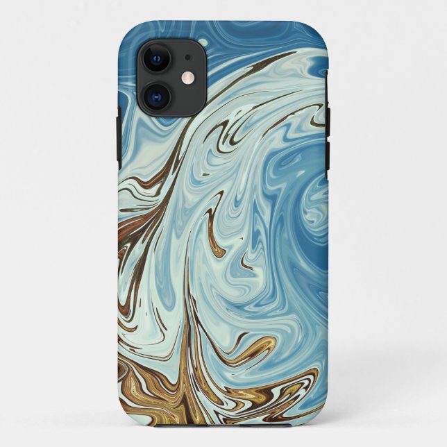 Liquid pour abstract pattern Case-Mate iPhone case (Back)