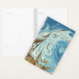 Liquid pour abstract pattern planner