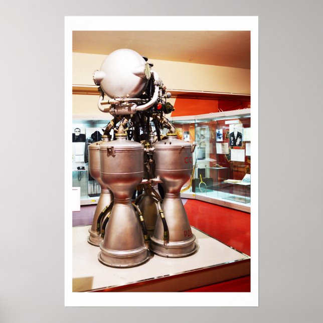 Liquid rocket engine RD214 Poster (Front)