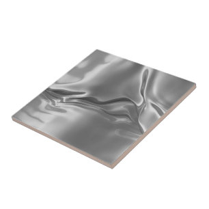 Liquid Silver Digital Print Ceramic Tile