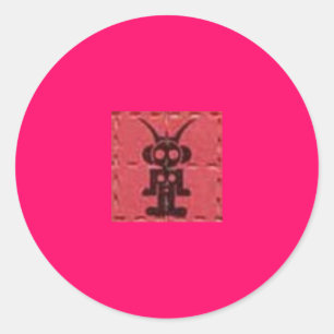 liquid sky dsign blotter classic round sticker