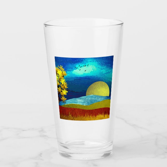 Liquid Sky Landscape Glass (Front)