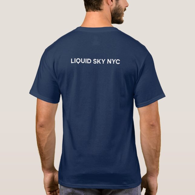 LIQUID SKY MUSIC s back print T-Shirt (Back)