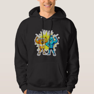 Liquid Strength – Funny Juice & Water Muscle Desig Hoodie