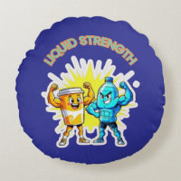 Liquid Strength – Funny Juice & Water Muscle Desig