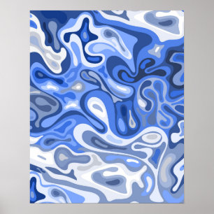 Liquid surface 10 poster