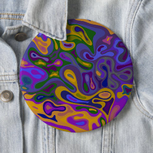 Liquid surface 11 6 cm round badge