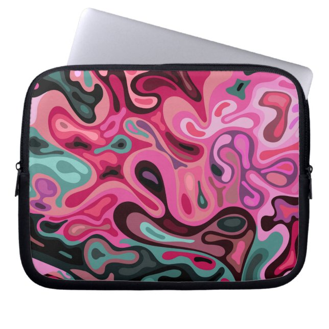 Liquid surface 5 laptop sleeve (Front)