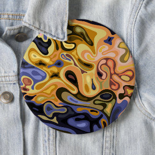 Liquid surface 7 6 cm round badge