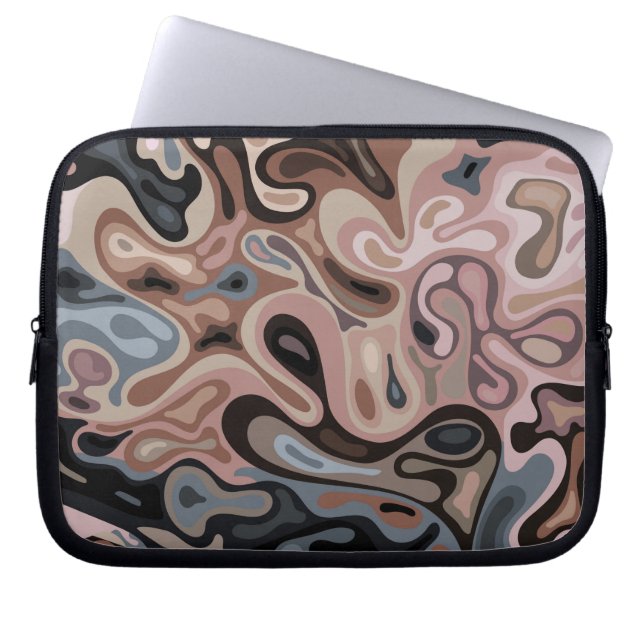 Liquid surface 9 laptop sleeve (Front)
