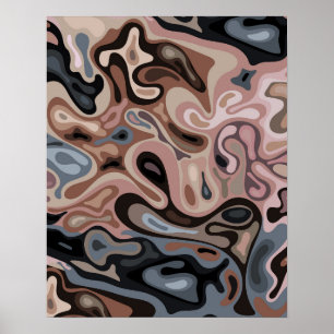 Liquid surface 9 poster