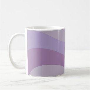 Liquid Swirl Purple Flow Groovy Stripe Y2K Pattern Coffee Mug