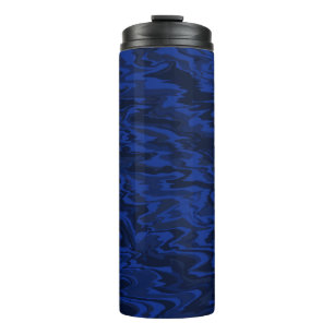 Liquid Water Pattern Thermal Tumbler
