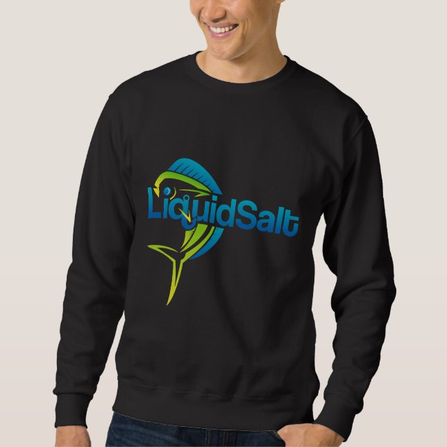 Liquidsalt Dolphin Fish Long Sweatshirt (Front)