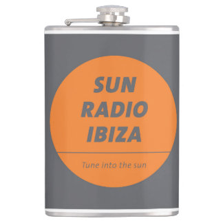 Liquor Bottle by Sun Radio Ibiza  Hip Flask