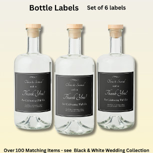 Liquor Bottle - Food & Beverage Label Set