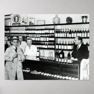 LIQUOR STORE - END of PROHIBITION 1933 Poster