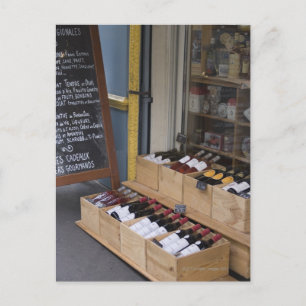 Liquor Store in Paris Postcard