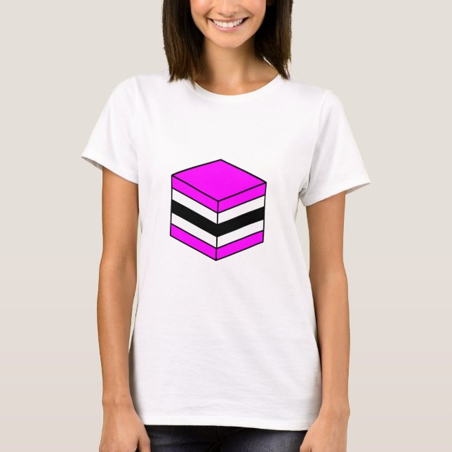 Liquorice All Sort - Magenta, White and Black 02 T-Shirt (Front)