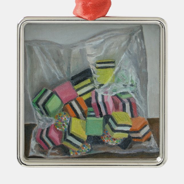 Liquorice Allsorts 2004 Metal Ornament (Front)