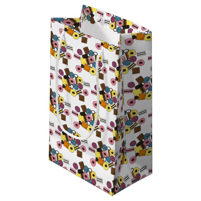 Liquorice Allsorts All Sorts Liquorice Candy Sweet Small Gift Bag (Front Angled)