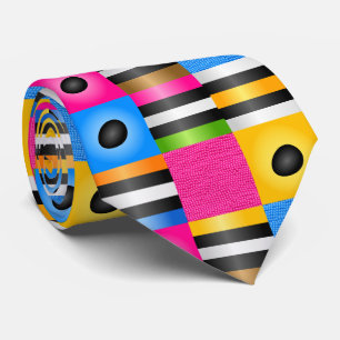 Liquorice Allsorts Candy Pixels Tie