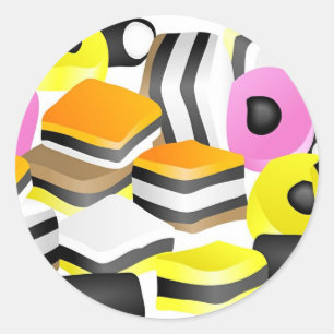 Liquorice Allsorts Classic Round Sticker