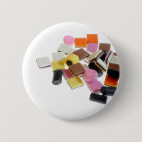 Liquorice candy with copy space