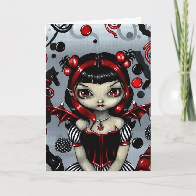 "Liquorice Fairy" Greeting Card (Front)