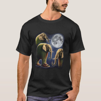 Lirili Larila Italian Brainrot Meme 3 Howling Moon T-Shirt