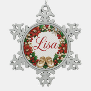 Lisa Baby’s First Christmas Ornament – Snowflake
