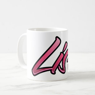 Lisa faded pink cup tea cup coffee cup