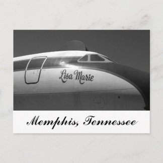 Lisa Marie Aeroplane Memphis Tennessee Postcard