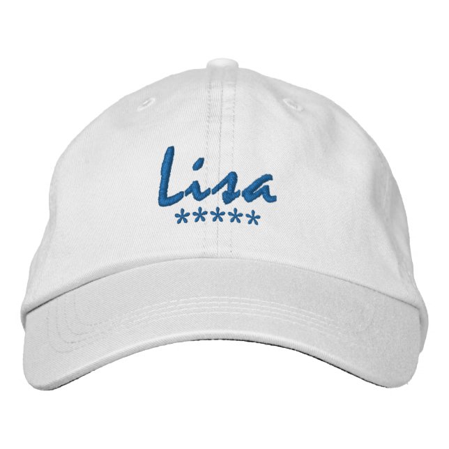 Lisa Name Embroidered Hat (Front)