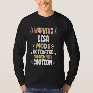LISA Personalised Women's Gift Custom LISA T-Shirt