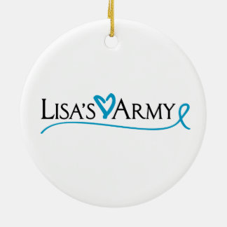 Lisa's Army Ornamanet Ceramic Ornament