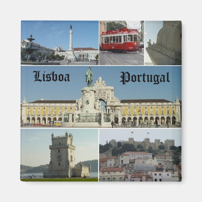 Lisbao, Lisboa,  Portugal Magnet (Front)