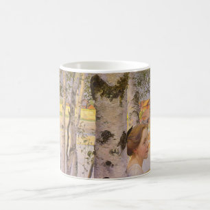 Lisbeth at the Birch Grove (Beautiful Young Girl) Coffee Mug