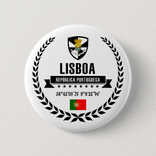 Lisboa 6 Cm Round Badge