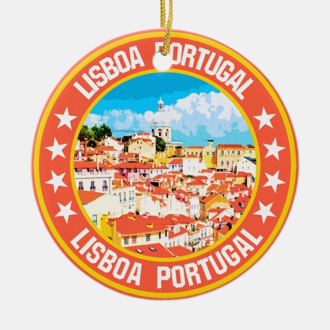 Lisboa                                             ceramic ornament (Front)