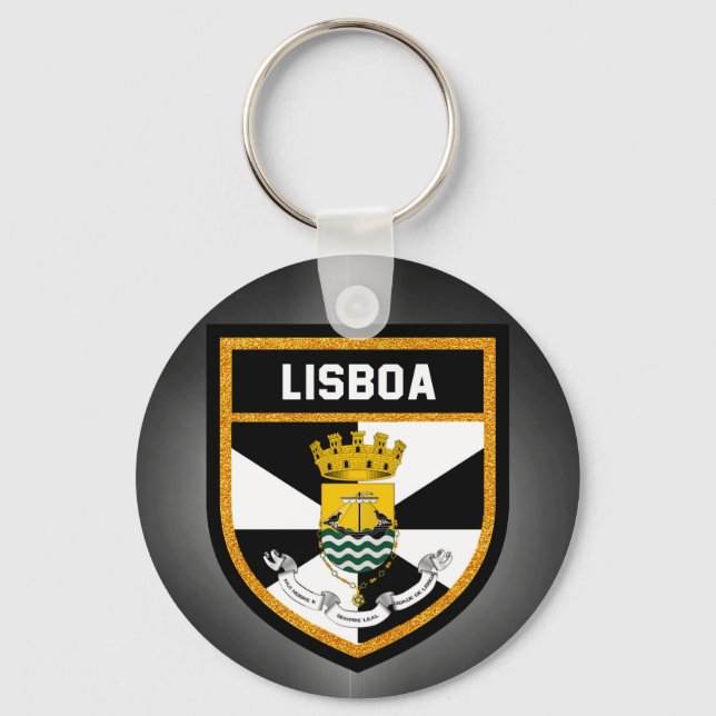 Lisboa  Flag Key Ring (Front)