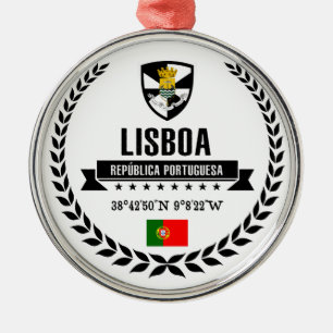 Lisboa Metal Tree Decoration