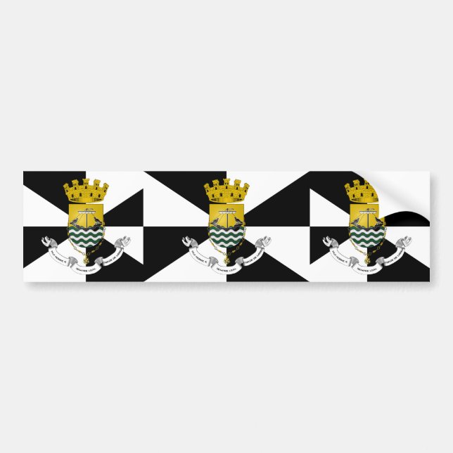 Lisboa, Portugal flag Bumper Sticker (Front)