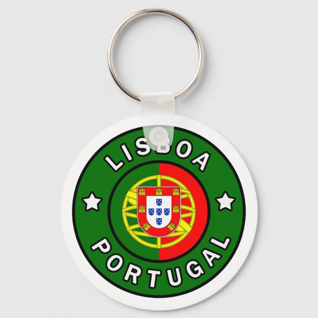 Lisboa Portugal Key Ring (Front)