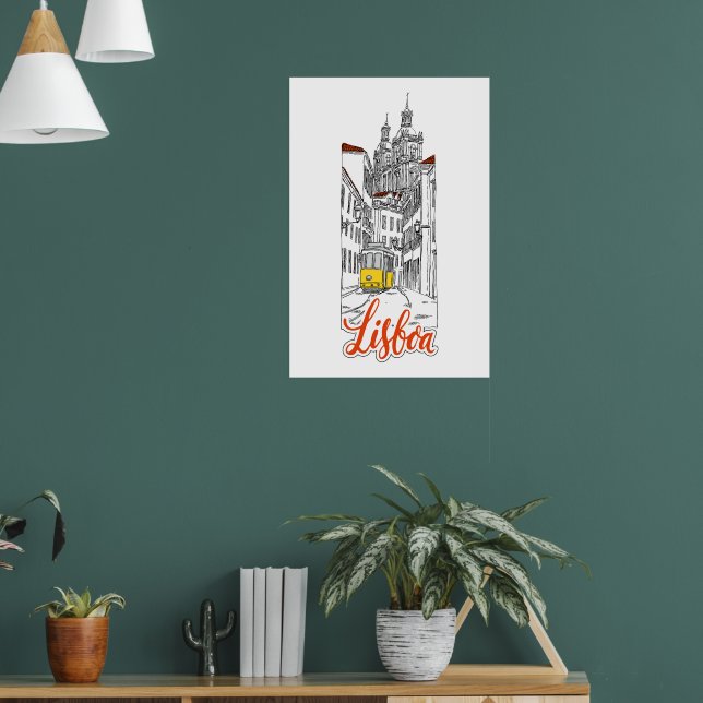 Lisboa Poster (Living Room 1)