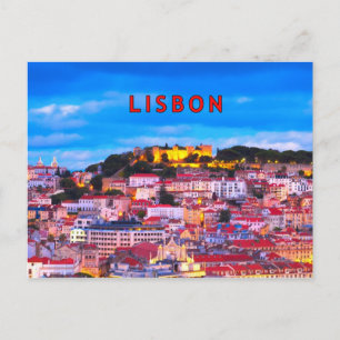 Lisbon 001B Postcard