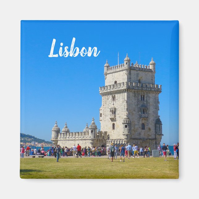 Lisbon Belem Tower Portugal Souvenir Magnet (Front)